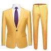 yellow suit