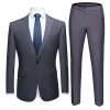 dark gray suit