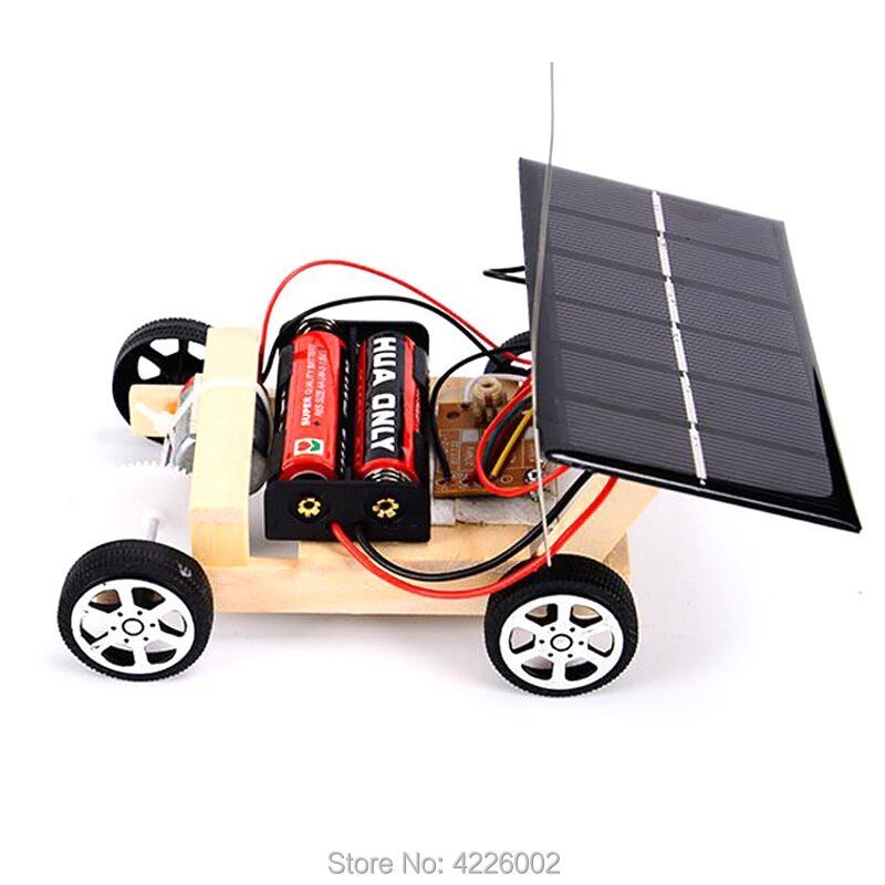 DIY Kit Remote Control Solar Car Science Experiment Kids STEM ...